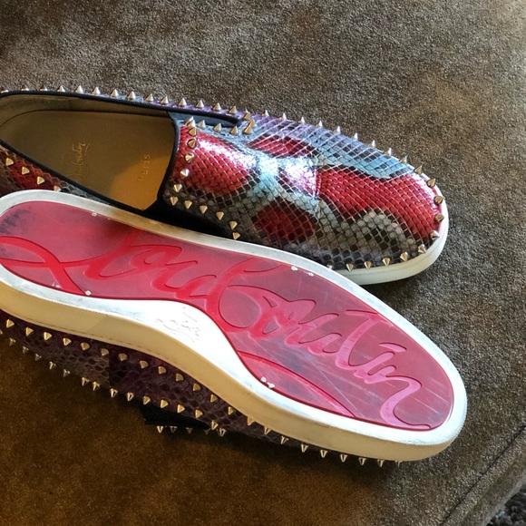 Christian Louboutin: Size 11 Red bottom loafs - Picture 5 of 5